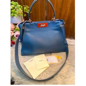 Fendi Peekabo Leather Handbag (Medium)